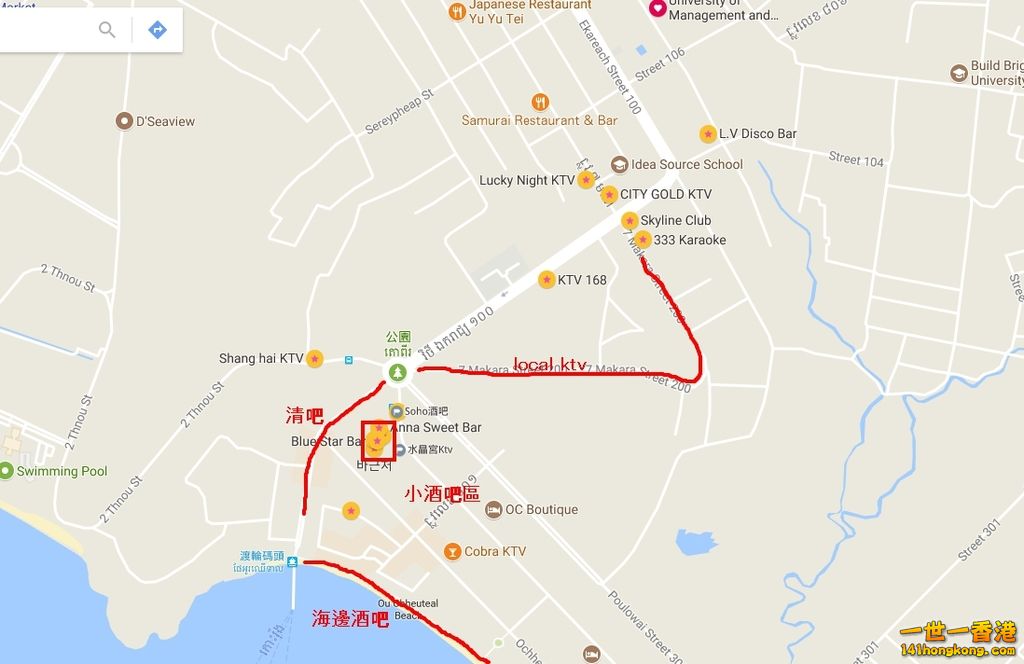 西港旅遊小地圖