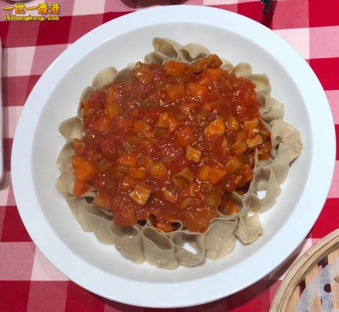 西紅柿澆汁莜面