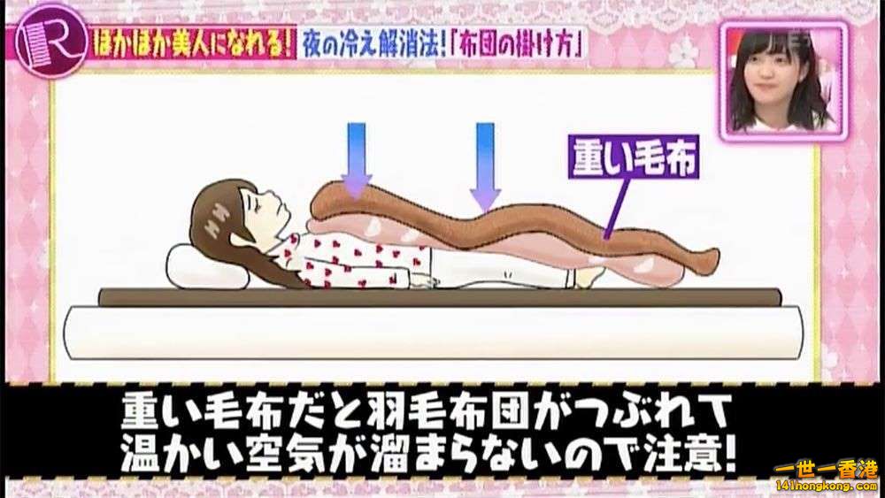 4. 但切忌蓋上厚毛氈，因為這種毛氈太重，會讓被內空間下墜，壓走熱空氣。.jpg.jpg