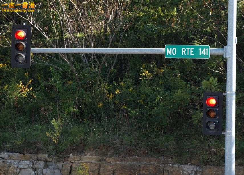 MO RTE 141 Missouri Route 141 Street Sign - MORTE in Arnold.jpg