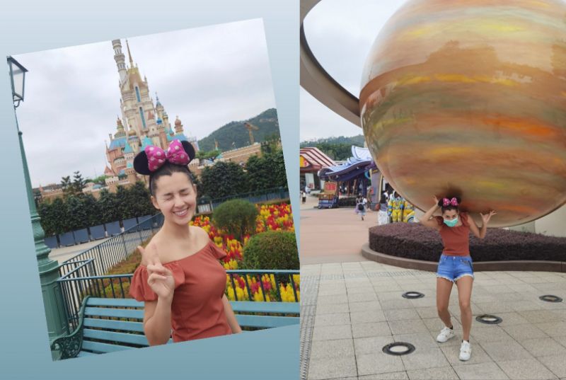 謝嘉怡戴上米妮老鼠的頭飾.jpg