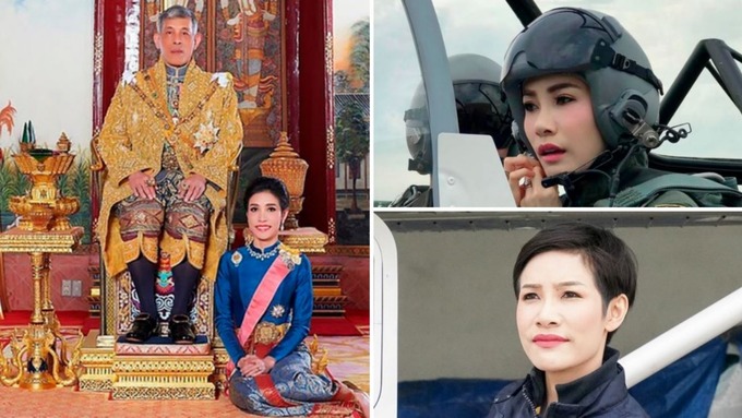 King Maha Vajiralongkorn & his 35-year-old consort.jpg