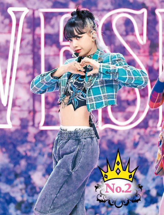 BLACK PINK成員Lisa比去年上升1級，大有機會挑戰后冠！.jpg