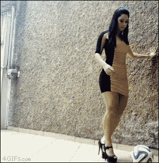 try-doing-your-soccer-tricks-in-heels.gif