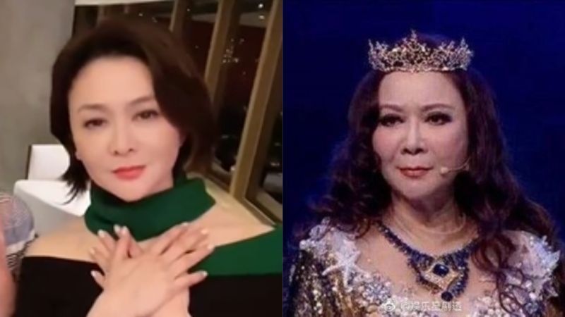 ▲關之琳（左圖）被酸撞臉蔡明。.jpg