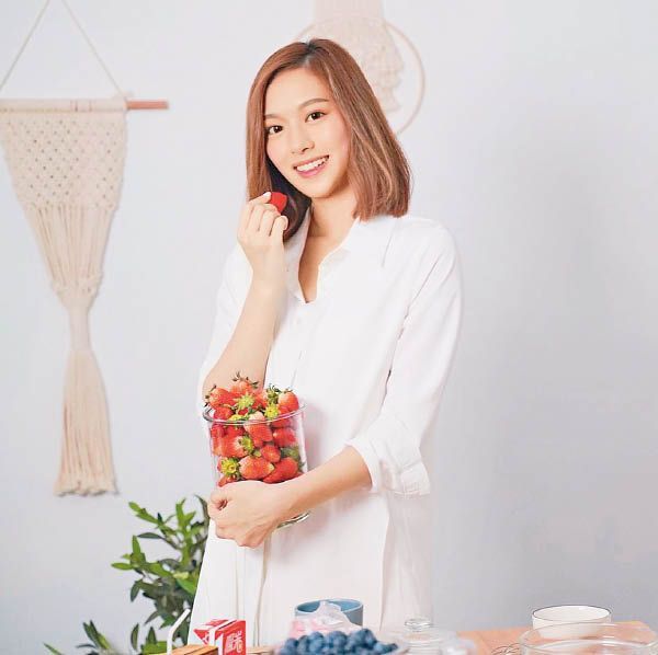 馮盈盈不只注重飲食，亦會多做運動保持健康。.jpg