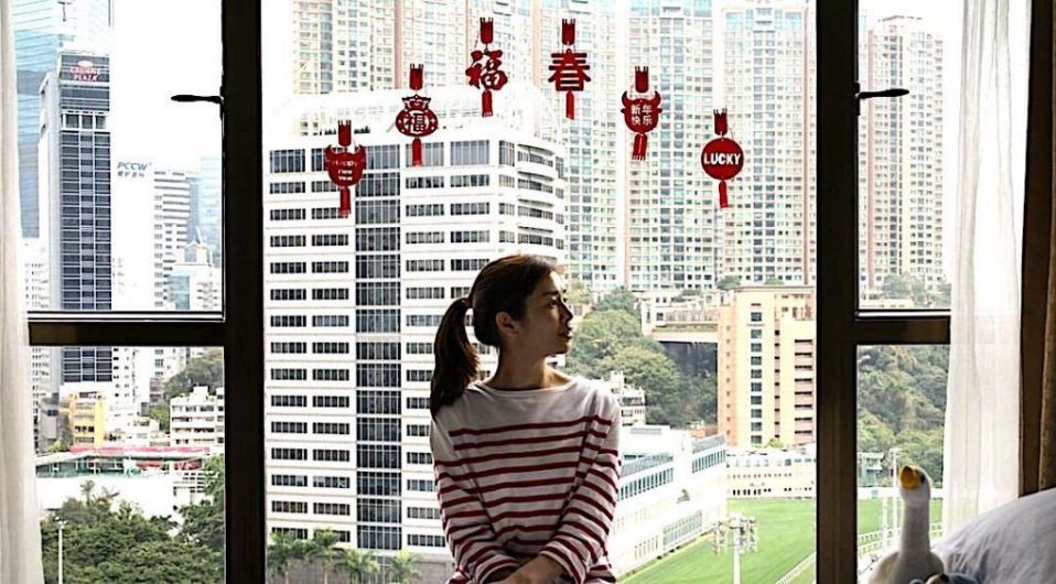 Mayanne於農曆新年前靜悄悄回港，在酒店接受21日隔離，就連農曆新年都要自己一個孤伶伶度過。.jpg.jpg
