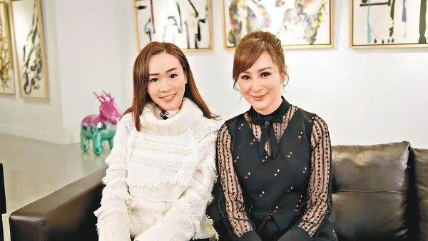 羅霖（右）與楊思琦大談為母辛酸。.jpg