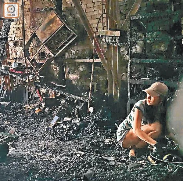 2 心血結晶慘成廢墟，Hidy欲哭無淚。.jpg