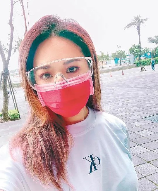 邵珮詩留在台灣新北市老家陪伴家人，閒時落街跑步。.jpg