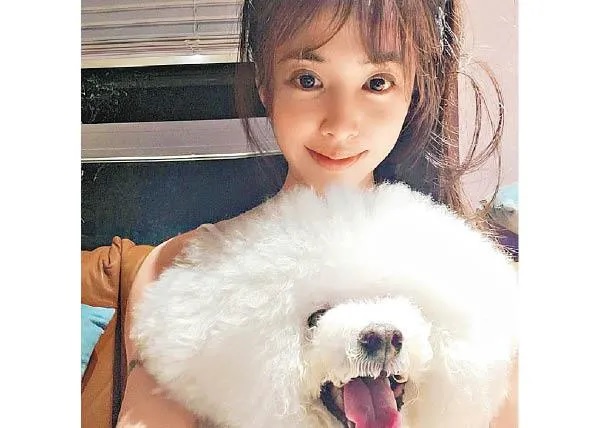 蔡依林的愛犬非常可愛。.jpg