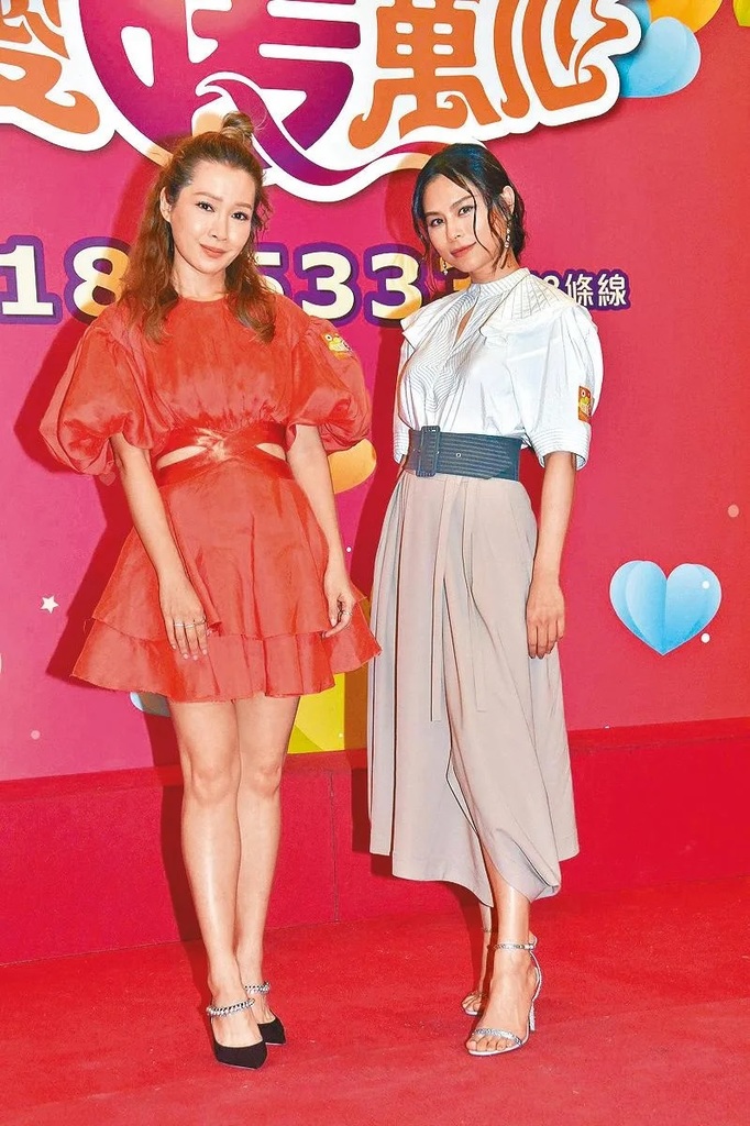 關心妍、李幸倪與何依婷（小圖）昨出席《明愛暖萬心》記者會。.jpg.jpg