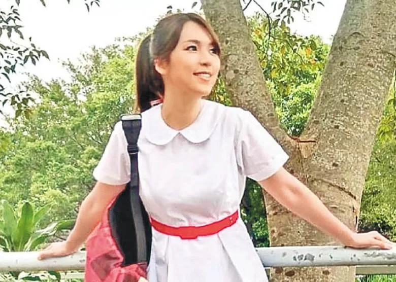 孫慧雪扮學生妹，獲讚青春無敵。.jpg