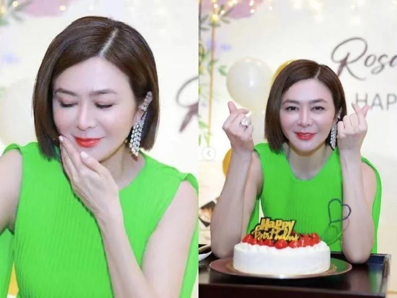 1 關之琳戴鑽石、珠寶出席59歲生日派對。.jpg