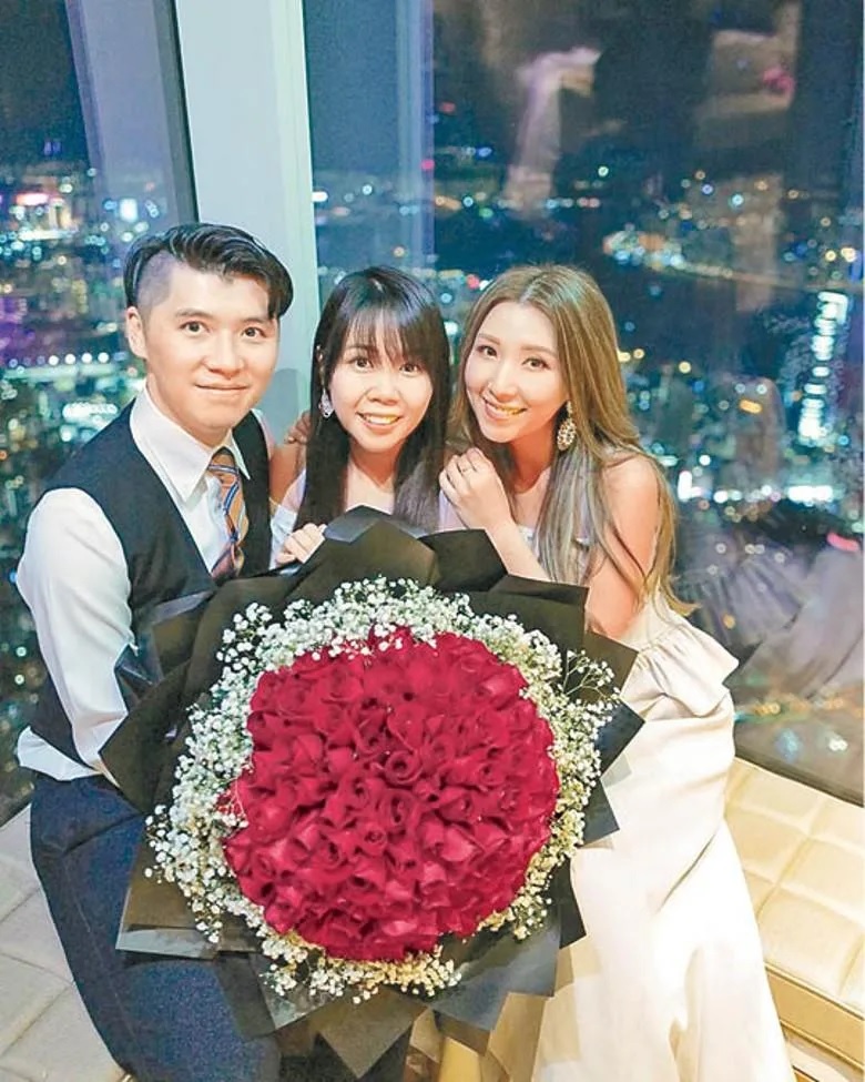 譚嘉儀祝哥哥與未來阿嫂永結同心。.jpg