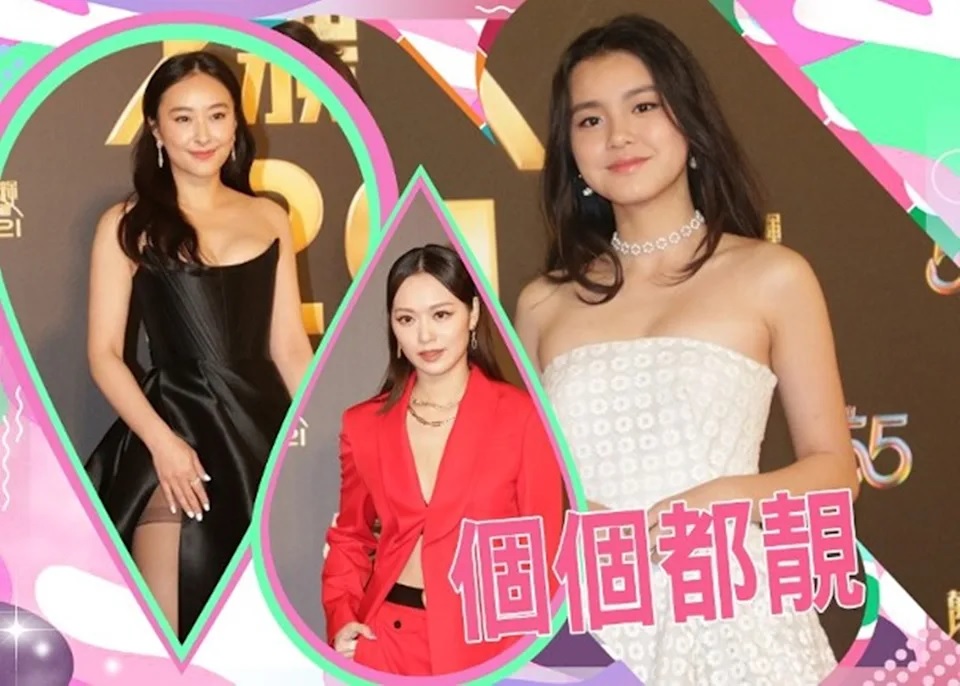 1 台慶頒獎禮︱姚焯菲少女初露 陳瀅谷胸驚「露點」.jpg