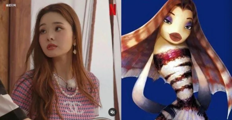 2 網友發現宋智雅撞臉《鯊魚黑幫》動畫人物蘿拉。.jpg