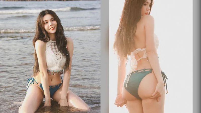 2 擅長外拍的肉乙，無論服裝、表情動作都很到位，再加上不科學的身材比例，常常成為網友們的話題。.jpg.jpg