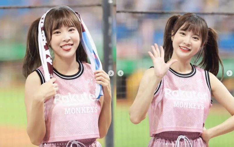 5  ▲「球場發電機」孟潔擁有甜美臉蛋、火辣身材。.jpg