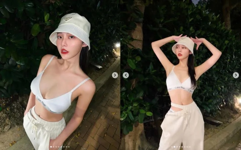 2  ▲張香香深夜在外「只穿內衣」，辣洩D級上圍、水蛇腰。.jpg