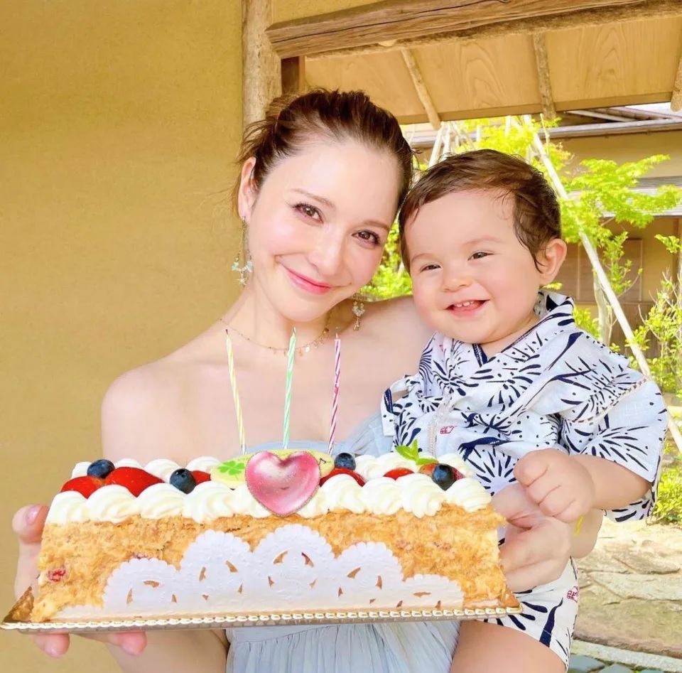 2  潮模藤井Lena前年9月誕下男嬰，當時她未有打算奉子成婚。.jpg