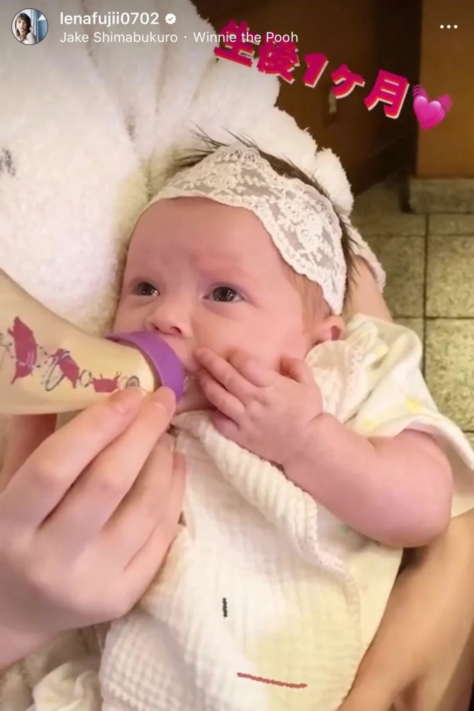 4  藤井Lena大方分享子女的生活照，引起網民討論。.jpg