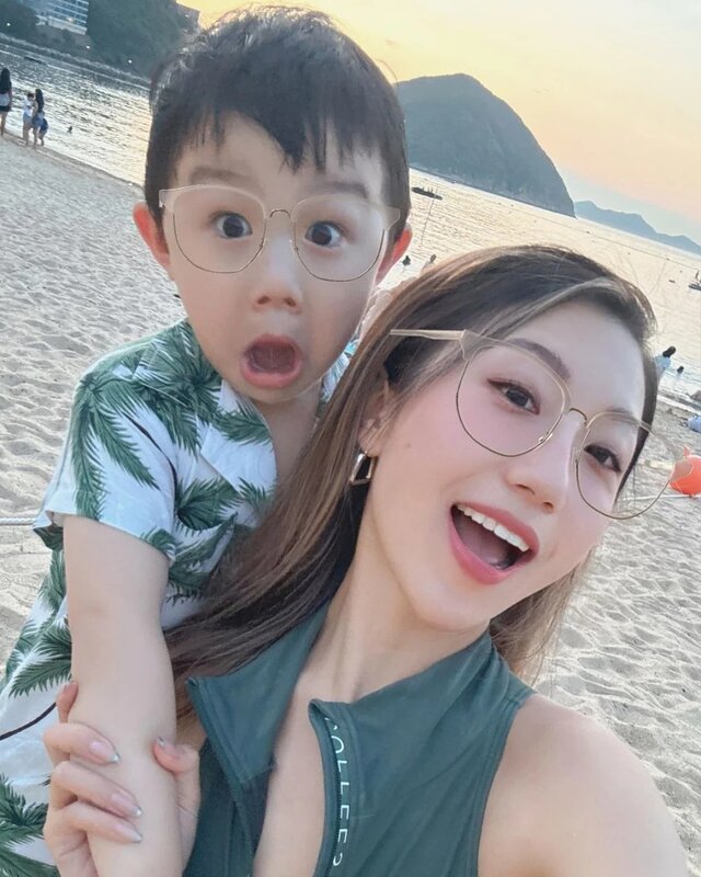 4 已婚的支嚳儀育有一名囝囝。（IG圖片）.jpg