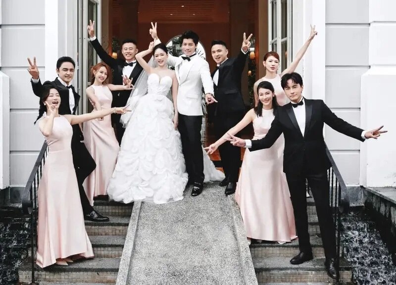 3 陳喬恩和老公的感人誓言，讓全場賓客一陣歡聲尖叫。.jpg