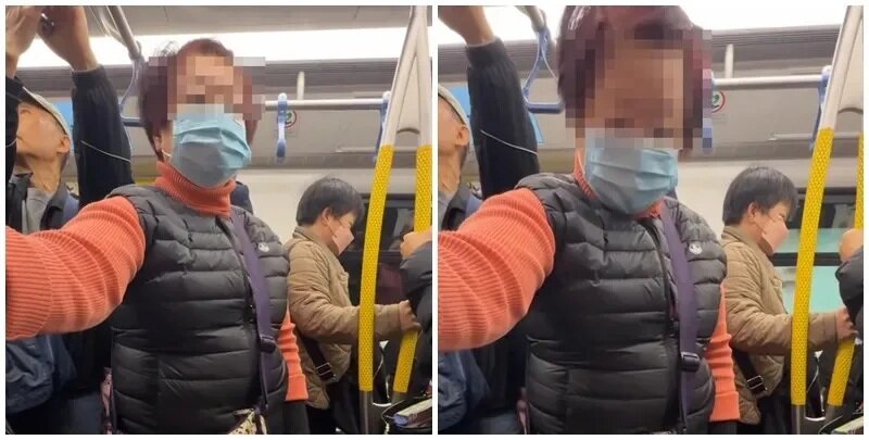 一名港女近日指完成全身麻醉手術後一日，乘搭港鐵回家時坐在優先座休息，豈料一位老婦.jpg