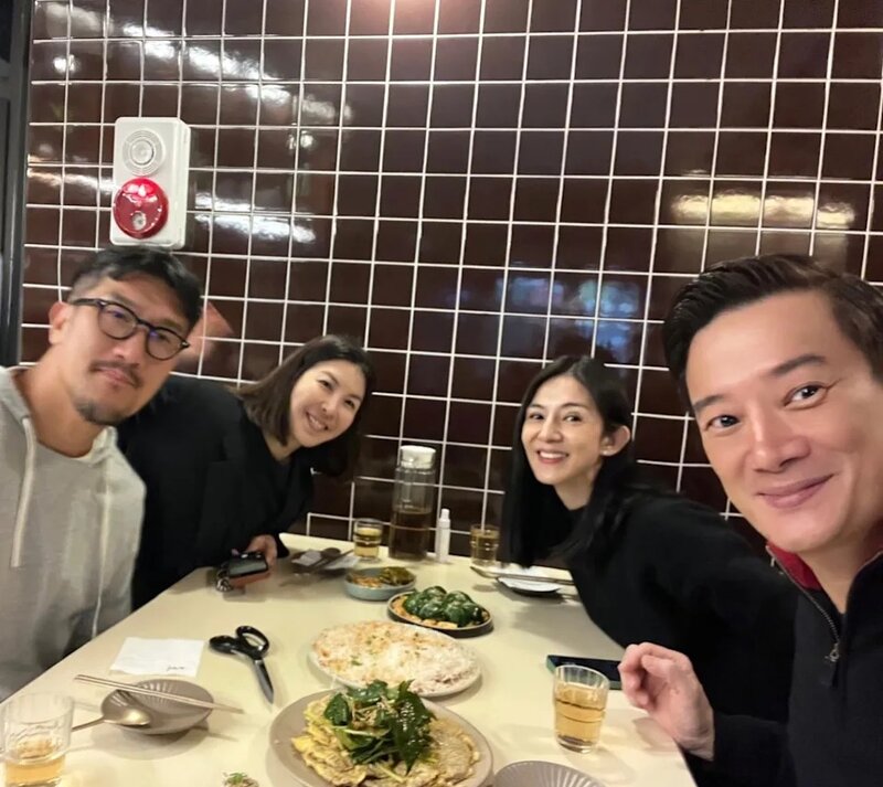 2  楊采妮爾同許茹芸各自攜眷出席.jpg