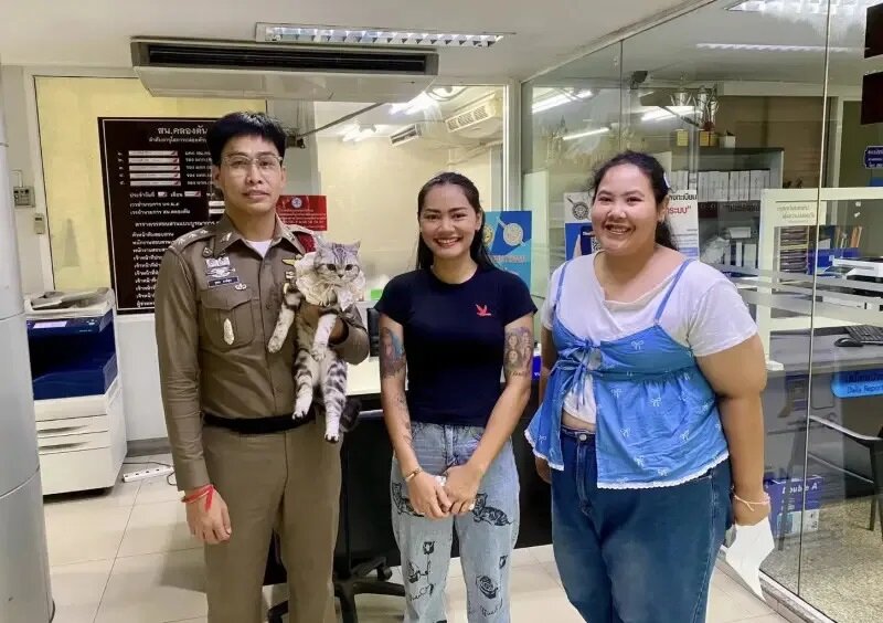 3 警察教育貓咪完畢後才交還給飼主。.jpg