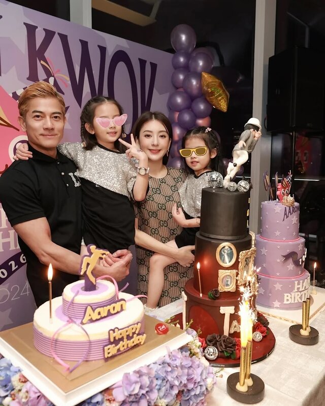 3  郭富城與方媛育有兩名女兒，他被問及是否快將再當爸爸，以「順其自然」作回應。（I.jpg