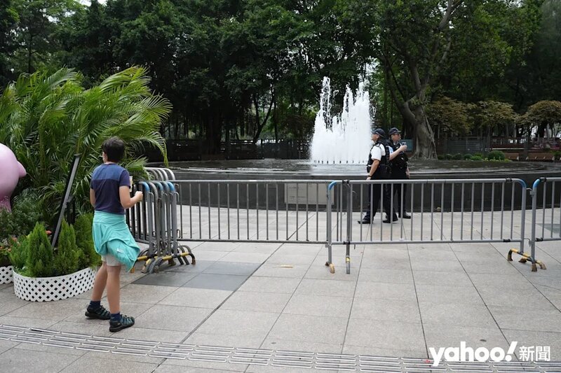 7 維園部分位置已設有圍欄，禁止市民進入。.jpg