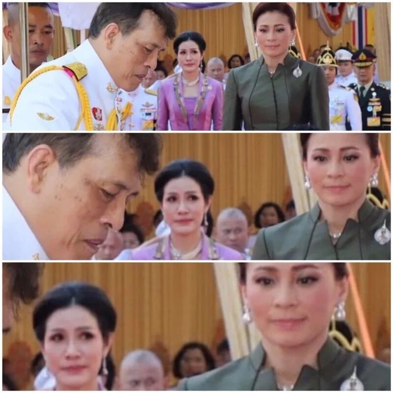 2 貴妃詩妮娜（左）看向王后素提達（右）的眼神曾被大眾放大檢視。.jpg