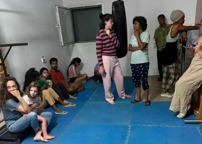 中國留學生親歷以色列戰火 躲防空洞防空襲.jpg