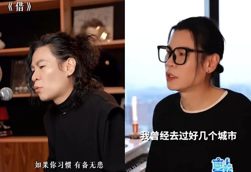 1 鄧智偉登上映視新聞的片段被指妝容太濃，其實他平時拍攝唱歌片段亦有化妝。.jpg