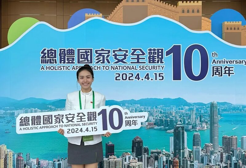 2 莊雅婷曾獲保安局局長鄧炳強讚揚。.jpg