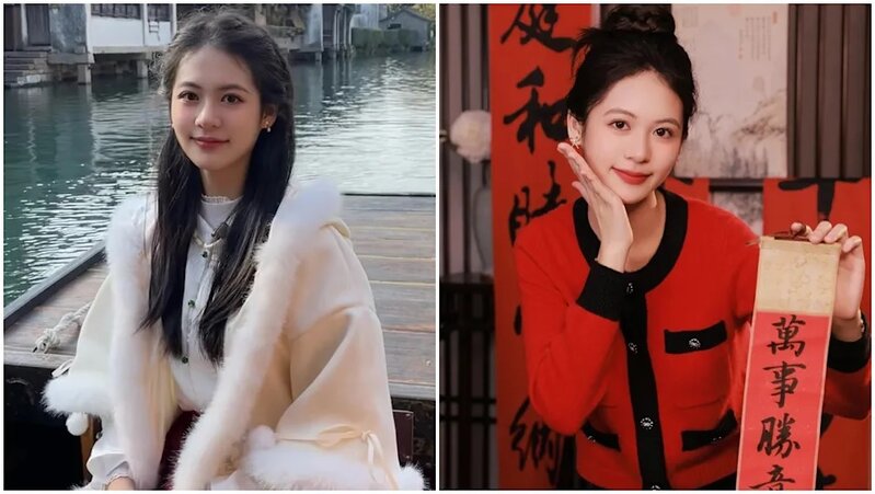 17歲的劉蒔長相甜美，被網友封為「最美星二代」。（圖片來源：劉蒔Crystal 小紅書）.jpg