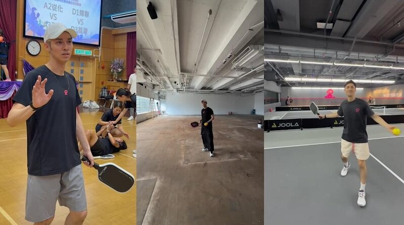 2 關楚耀近年愛打匹克球，其有份投資的逾萬呎場館快將開幕。.jpg