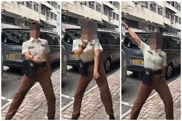 交通督導員當街跳舞？網民憑兩點斷言AI片.jpg