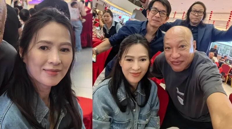 4  55歲藝人梁琤激罕親身出席婚宴，其真實狀態曝光。（小紅書圖片）.jpg