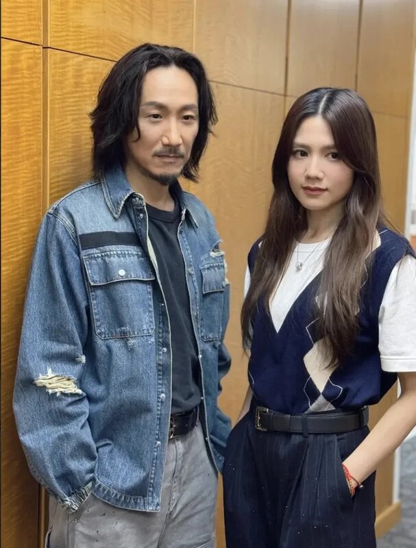 4 ▲鄭中基（左）與周秀娜（右）是《阿龍》的男女主角，周秀娜有被性侵的情節，身兼導.jpg