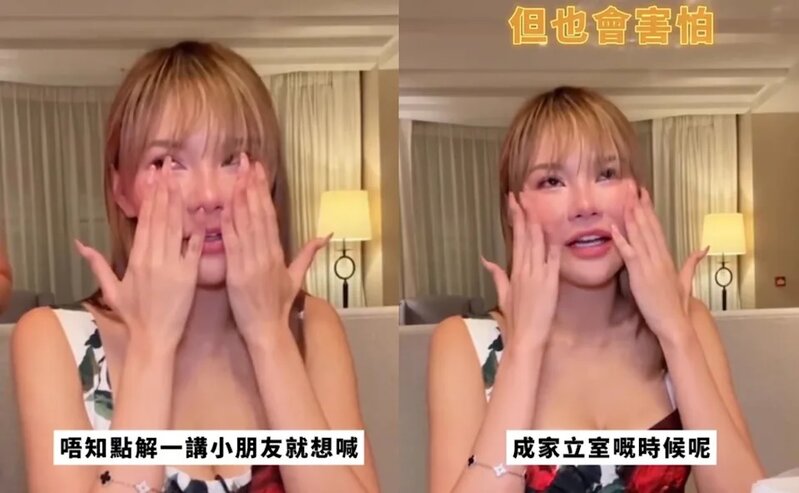 3 五索坦言害怕子女長大後再不需要自己，談及子女時即落淚。.jpg