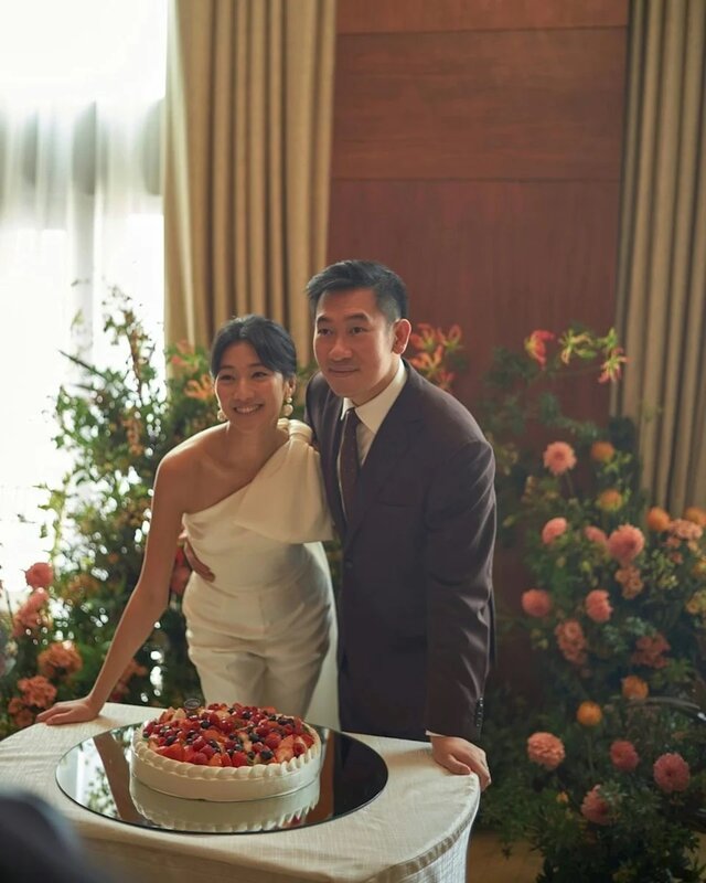 4 鄭丹瑞長女鄭瑤去年9月與金融才俊Jacob Chan結婚，一年多後傳出懷孕喜訊。.jpg