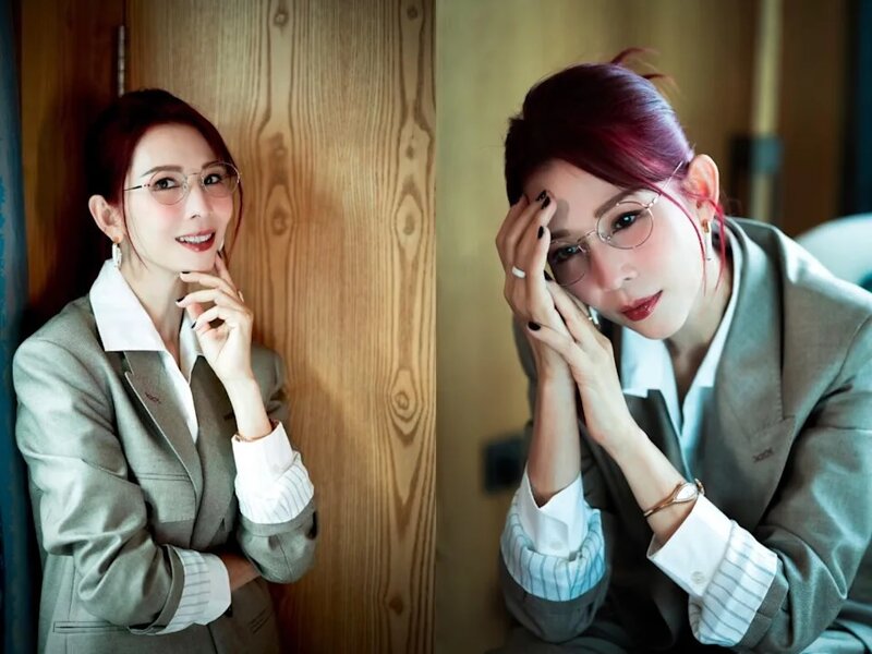 52歲蔡少芬「凍齡秘訣」曝光！減重7.5kg像變個人 紅髮造型驚豔網友.jpg