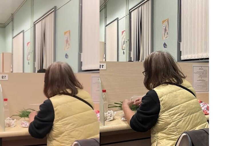 網上熱話｜婦人自修室內悠閒搣蔥 網民：施法術祝所有人「蔥明」.jpg