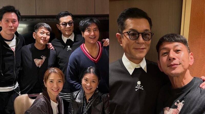 1 《阿Sir早晨》班底聚會由古天樂請客，同場有吳家樂、簡佩筠（前排右一）、周文淇、.jpg