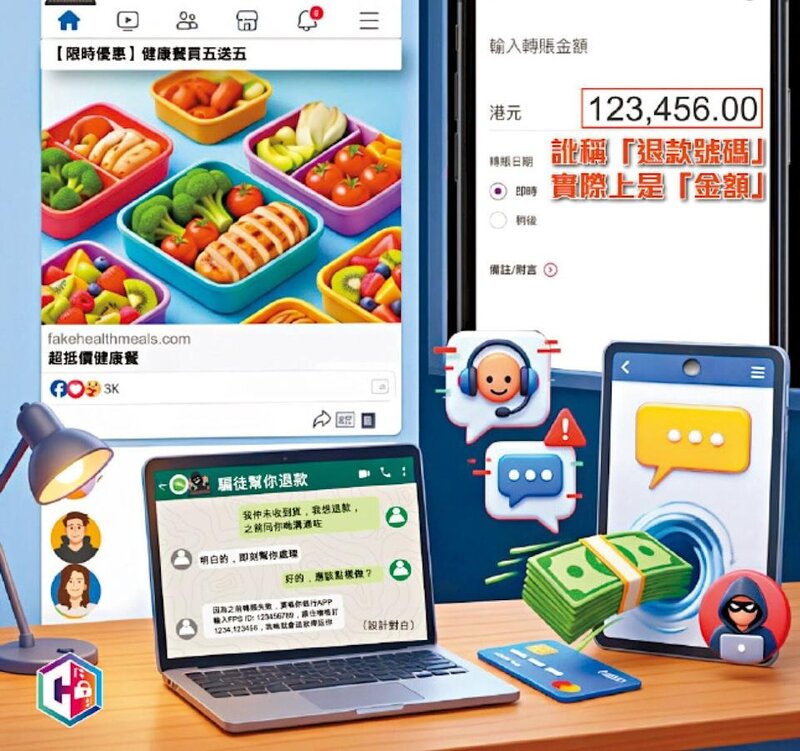 網購退款變轉帳 事主失逾250萬.jpg