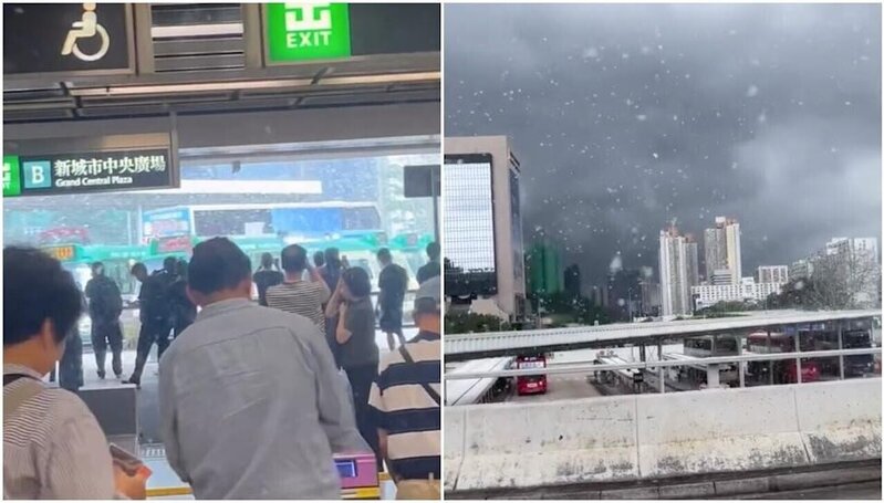 沙田驚現「港式落雪」 網民：鼻敏感地獄.jpg