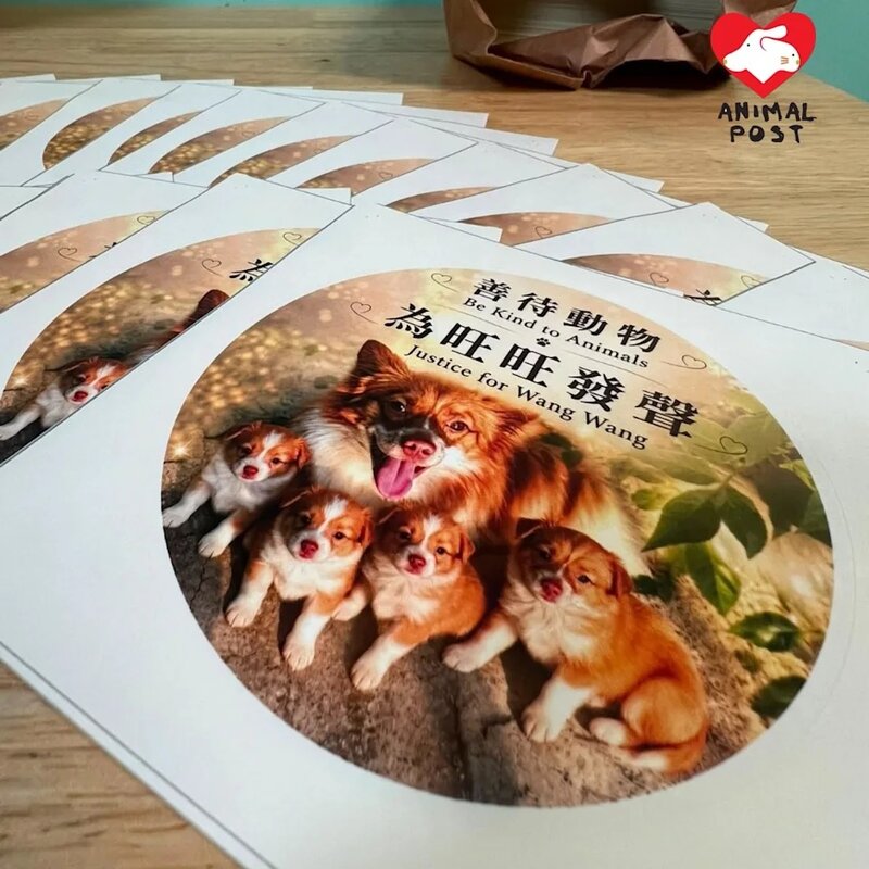 3 有熱心市民自製為旺旺發聲貼紙，交到獸醫診所、商舖等張貼。.jpg